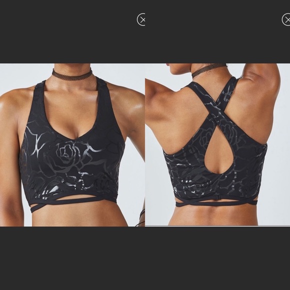 3pc Black Rose Matching Fabletics Bundle - Picture 2 of 11